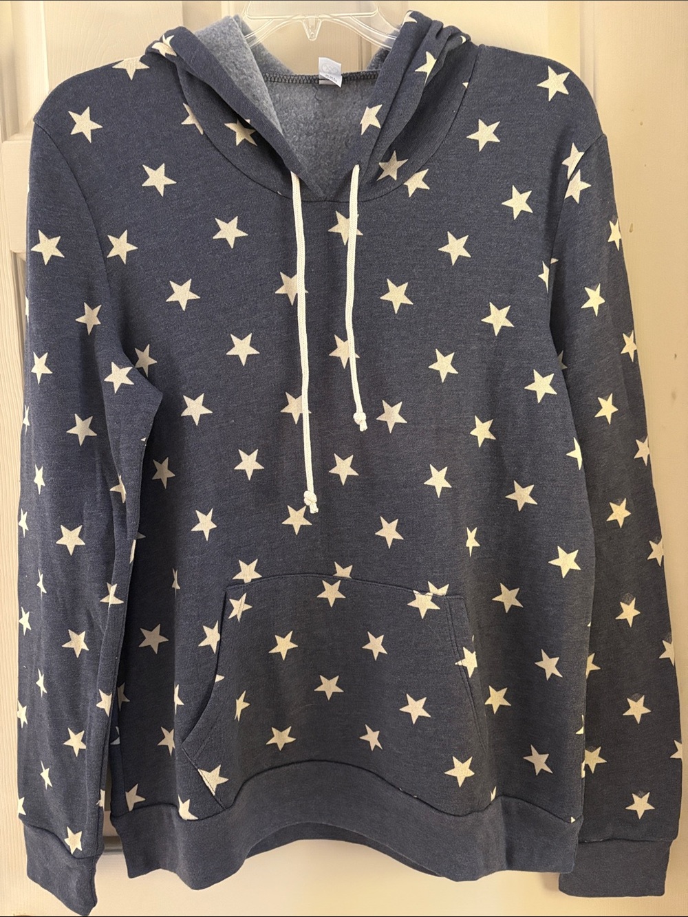 Alternative Navy Star Print Hoodie